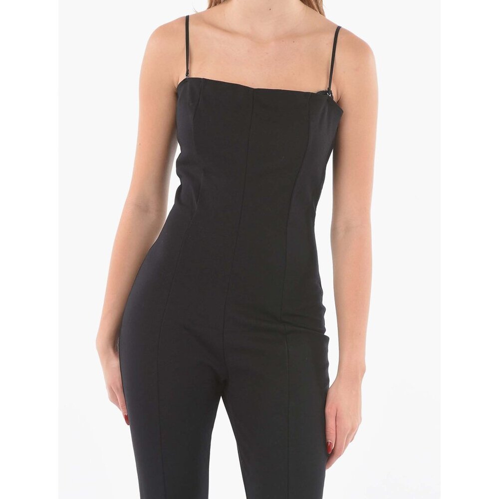 NEW size L Wolford x AMINA MUADDI Strapless Bodycon Stirrup Jumpsuit - Picture 2 of 6